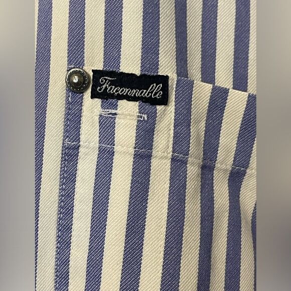 Vintage 90’s by A.Goldberg. Blue & white. Silver buttons - Picture 3 of 5